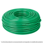 ROLLO DE 100 METROS DE CABLE THW CCA 14 AWG VERDE, BASIC 40219 N