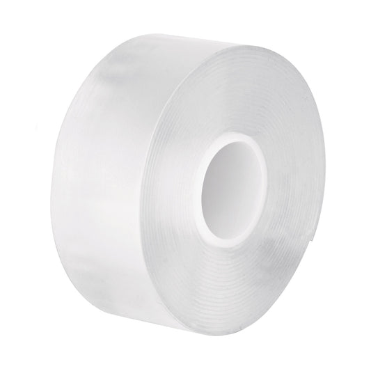 CINTA DOBLE CARA REUTILIZABLE, TRANSPARENTE 3M X 30MM, TRUPER 103222 *