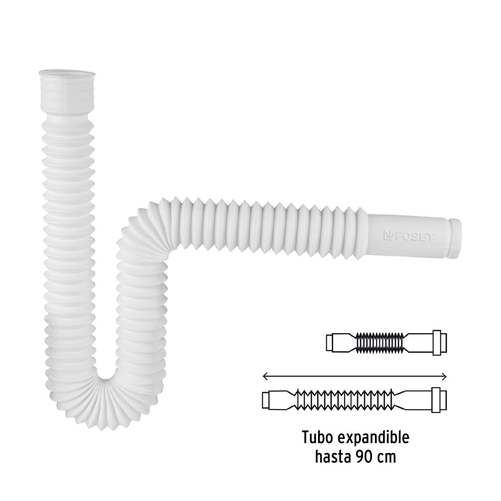 CÈSPOL FLEXIBLE, PARA LAVABO Y FREGADERO 49509 *