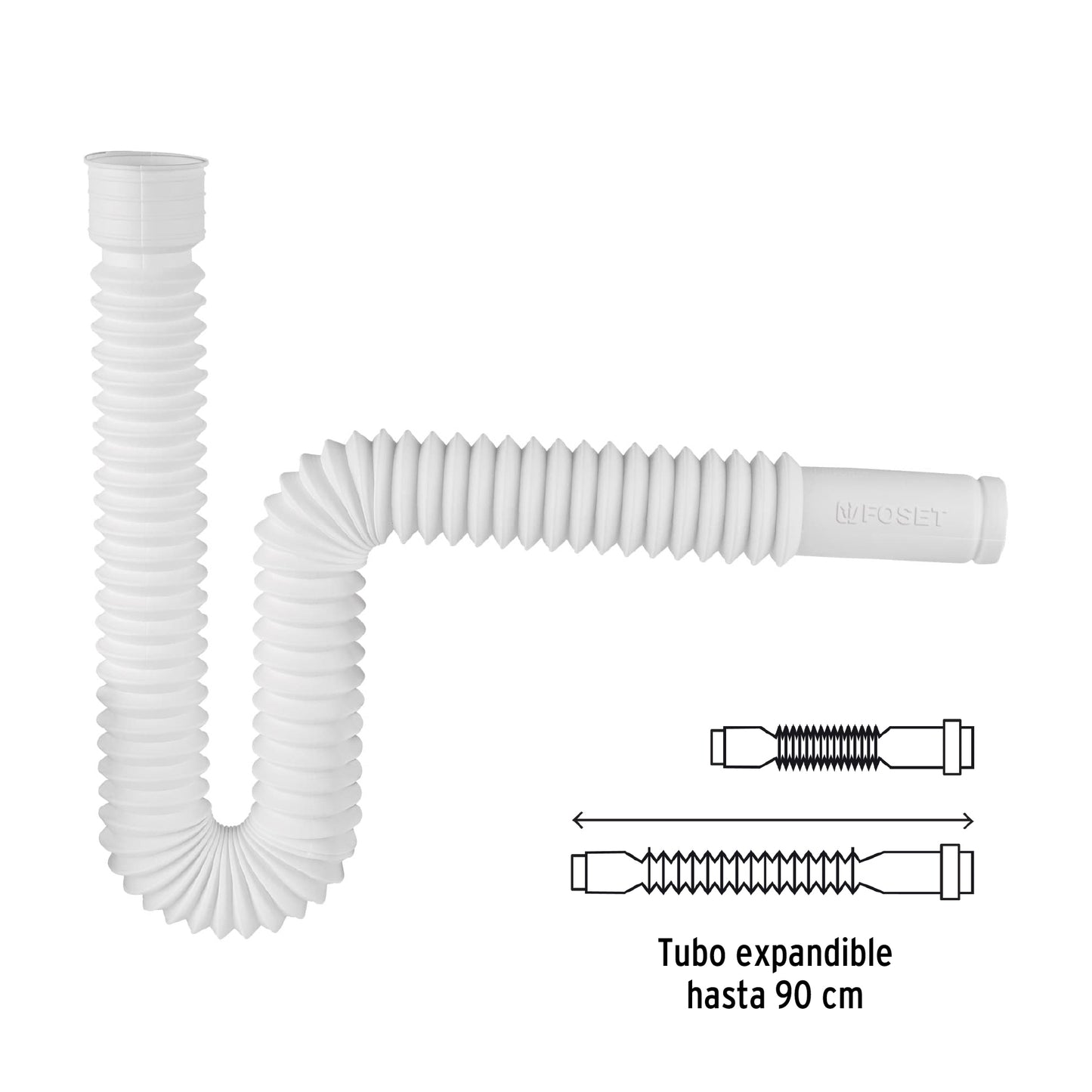 CÈSPOL FLEXIBLE, PARA LAVABO Y FREGADERO 49509 *