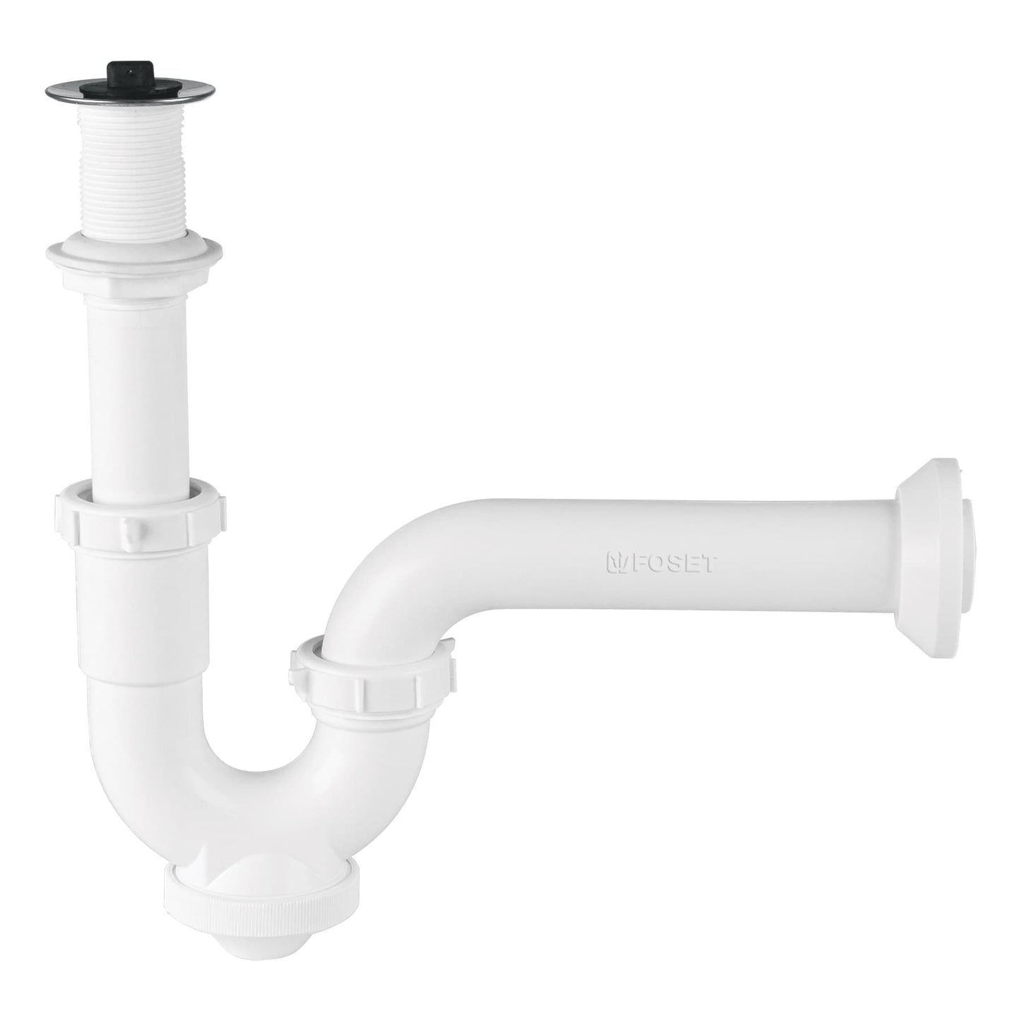 CÈSPOL RIGIDO 1-1/4'', CON CONTRA, POLIPROPILENO, PARA LAVABO 49508 *