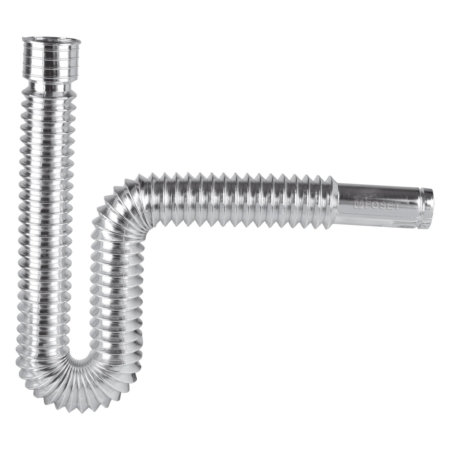 CÉSPOL FLEXIBLE, POLIETILENO CROMO, PARA LAVABO Y FREGADERO 49507 *