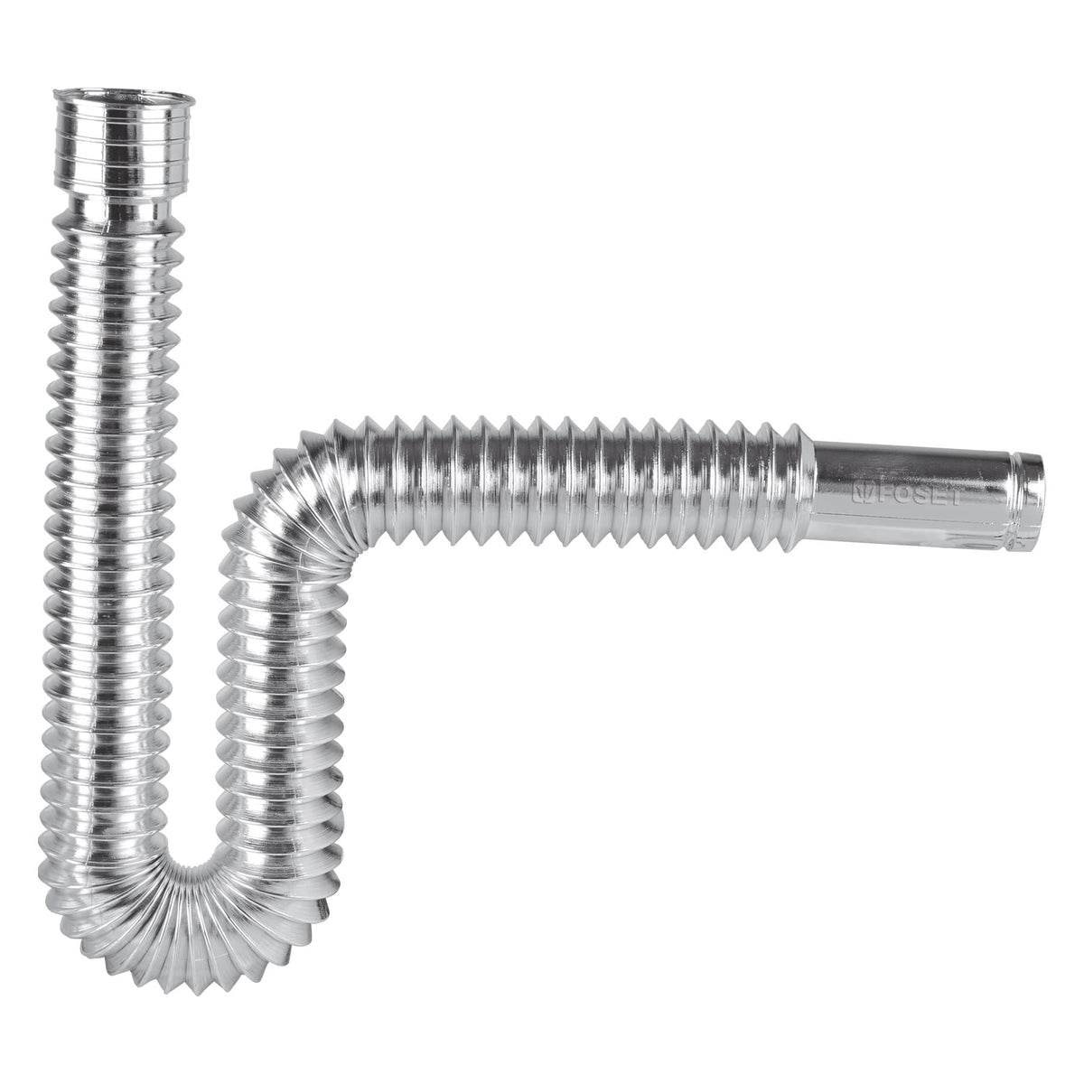 CÉSPOL FLEXIBLE, POLIETILENO CROMO, PARA LAVABO Y FREGADERO 49507 *