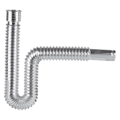 CÉSPOL FLEXIBLE, POLIETILENO CROMO, PARA LAVABO Y FREGADERO 49507 *