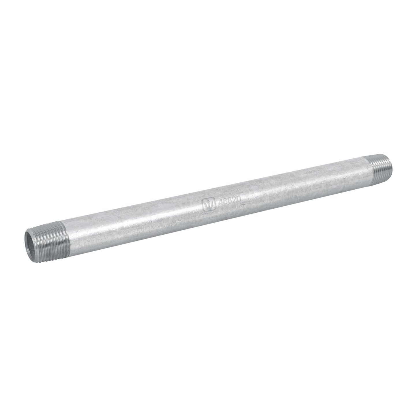NIPLE DE ACERO GALVANIZADO 1/2 X 10", FOSET 48820 *