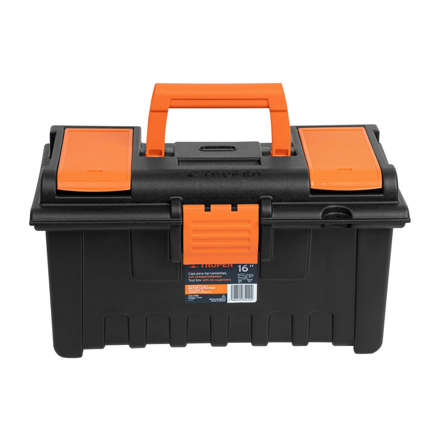 CAJA PARA HERRAMIENTAS DE 16'' CON COMPARTIMIENTOS, TRUPER 11141 *