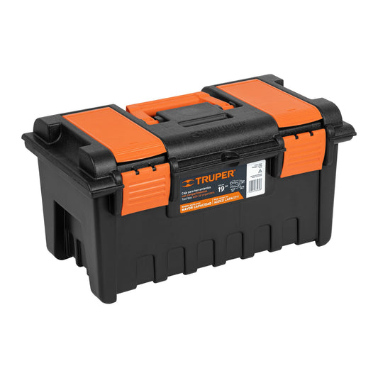 CAJA PARA HERRAMIENTAS DE 19'' CON COMPARTIMIENTOS, TRUPER 11143 *