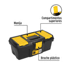 CAJA PARA HERRAMIENTA DE 13" CON COMPARTIMENTOS, PRETUL 20602 *