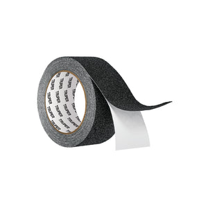 ROLLO DE 5 M DE CINTA ANTIDERRAPANTE NEGRA 50MM CON ABRASIVO 12532 *