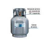 CILINDRO PORTÁTIL PARA GAS LP, 4KG (9LB) FOSET 45888 *