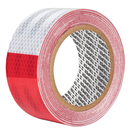 ROLLO DE 9 M X 2'' DE CINTA REFLEJANTE DE PVC, TRUPER 101683 P