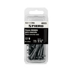 Blíster con 20 clavos negros para concreto 1-1/2", FIERO 40223