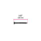 Blíster con 20 clavos negros para concreto 1-1/2", FIERO 40223