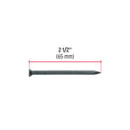 Blíster con 15 clavos negros para concreto 2-1/2", FIERO 40220