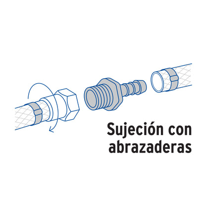 ADAPTADOR INSERCIÓN ROSCA EXTERIOR DE 3/4" X 3/4", FOSET 48575 *