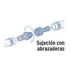 Juego de conectores de 3/8" de polipropileno, FOSET 48565