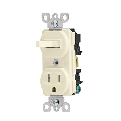 INTERRUPTOR C/CONTACTO, STANDARD, MARFIL 46001 P