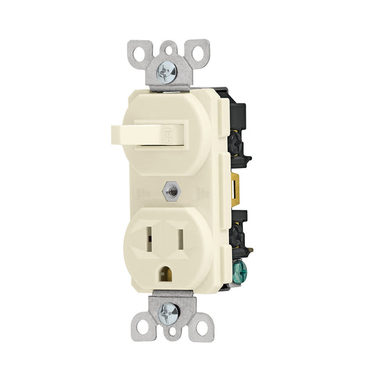 INTERRUPTOR C/CONTACTO, STANDARD, MARFIL 46001 P