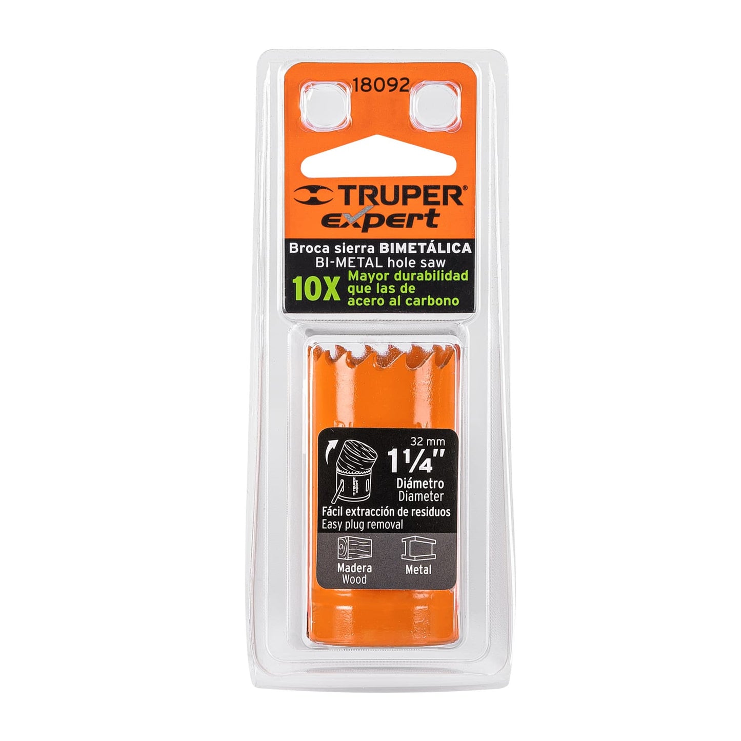 BROCASIERRA BIMETÁLICA 1-1/4", TRUPER EXPERT 18092 *