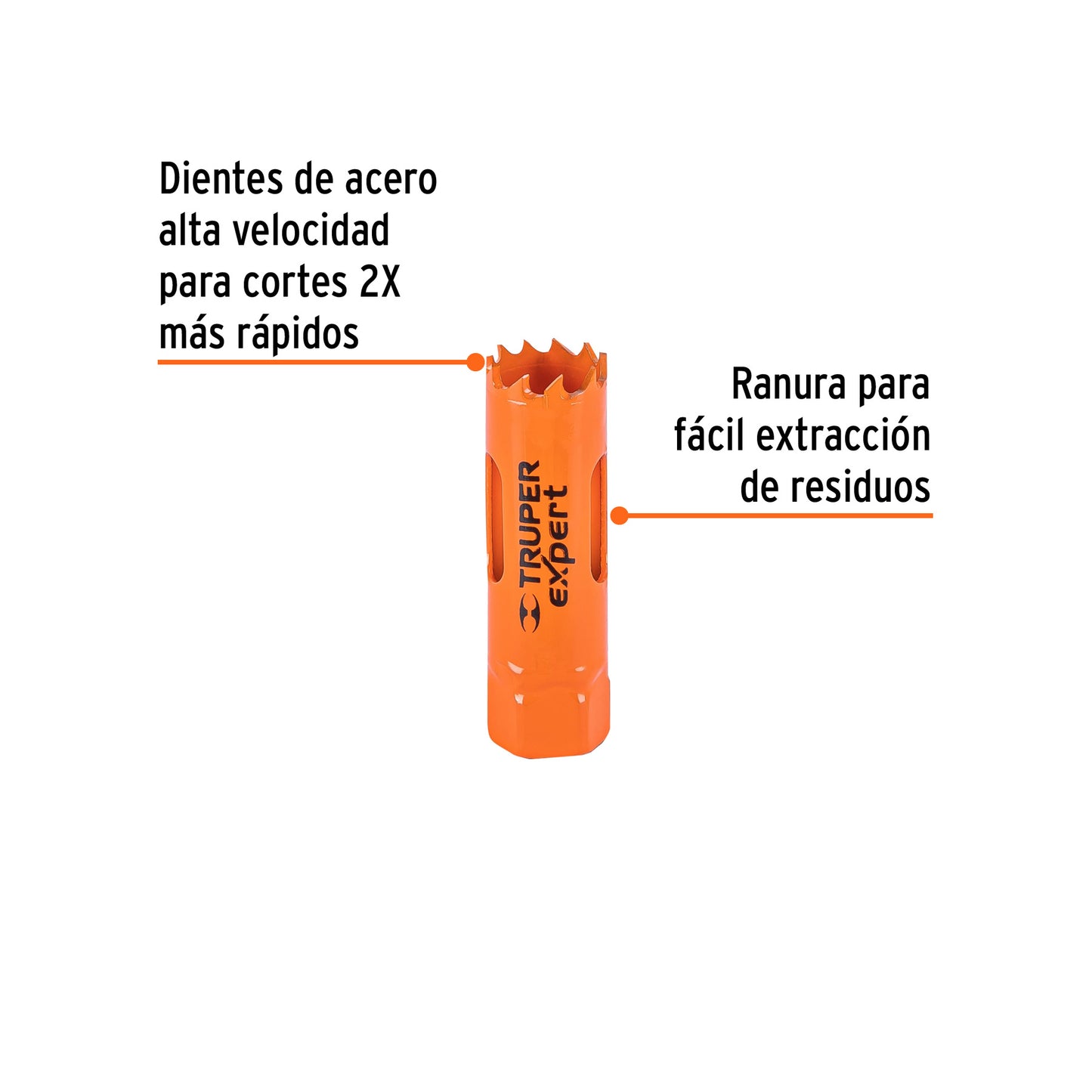 BROCASIERRA BIMETÁLICA 3/4'', TRUPER EXPERT 18086 *