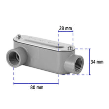 Cargar imagen en el visor de la galería, CONDULET 1/2&quot; CONEXIÓN TIPO LR, VOLTECK 46973 N
