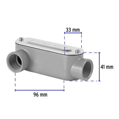 Condulet 3/4" conexión tipo LR, VOLTECK 46974 *