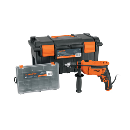 COMBO ROTOMARTILLO 1/2'', 650W CAJA P/HERRAMIENTA, ORGANIZADOR 10884 *