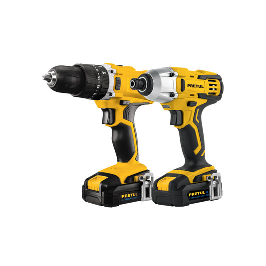 COMBO ROTOMARTILLO/DESTORNILLADOR IMPACTO INAL, 20V, PRETUL 29020 *L