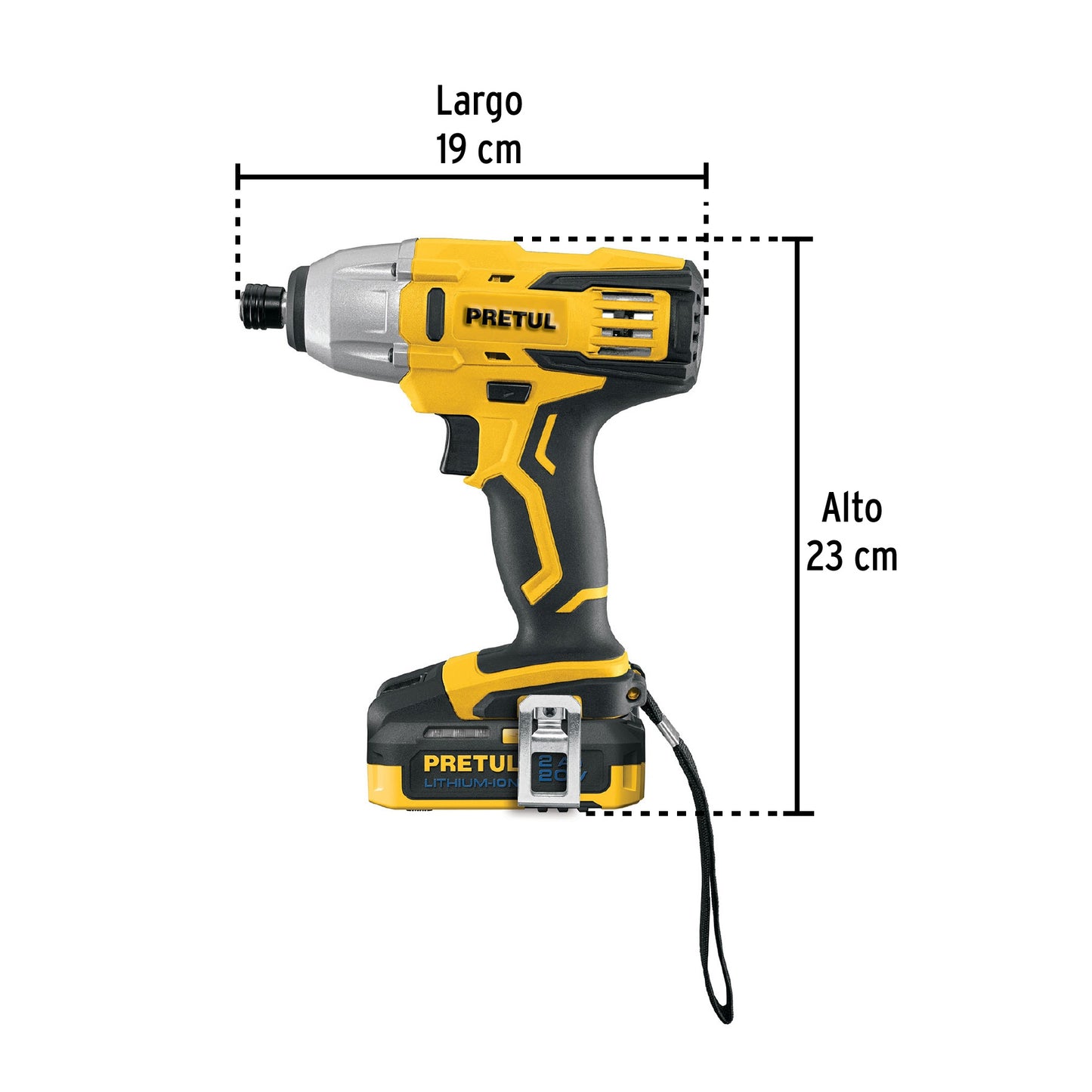 COMBO ROTOMARTILLO/DESTORNILLADOR IMPACTO INAL, 20V, PRETUL 29020 *L