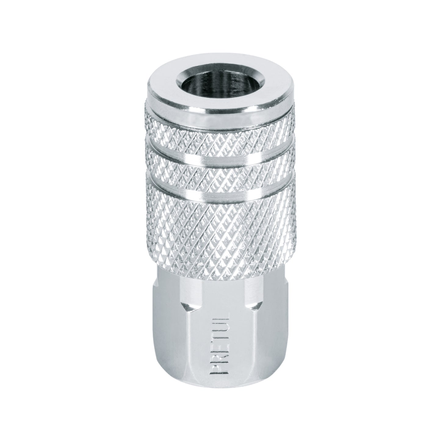 COPLE ACERO, CUERDA 1/4NPT, HEMBRA, PRETUL 27028 *