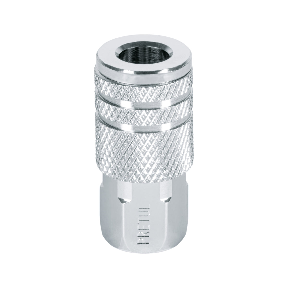 COPLE ACERO, CUERDA 1/4NPT, HEMBRA, PRETUL 27028 *