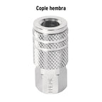 COPLE ACERO, CUERDA 1/4NPT, HEMBRA, PRETUL 27028 *