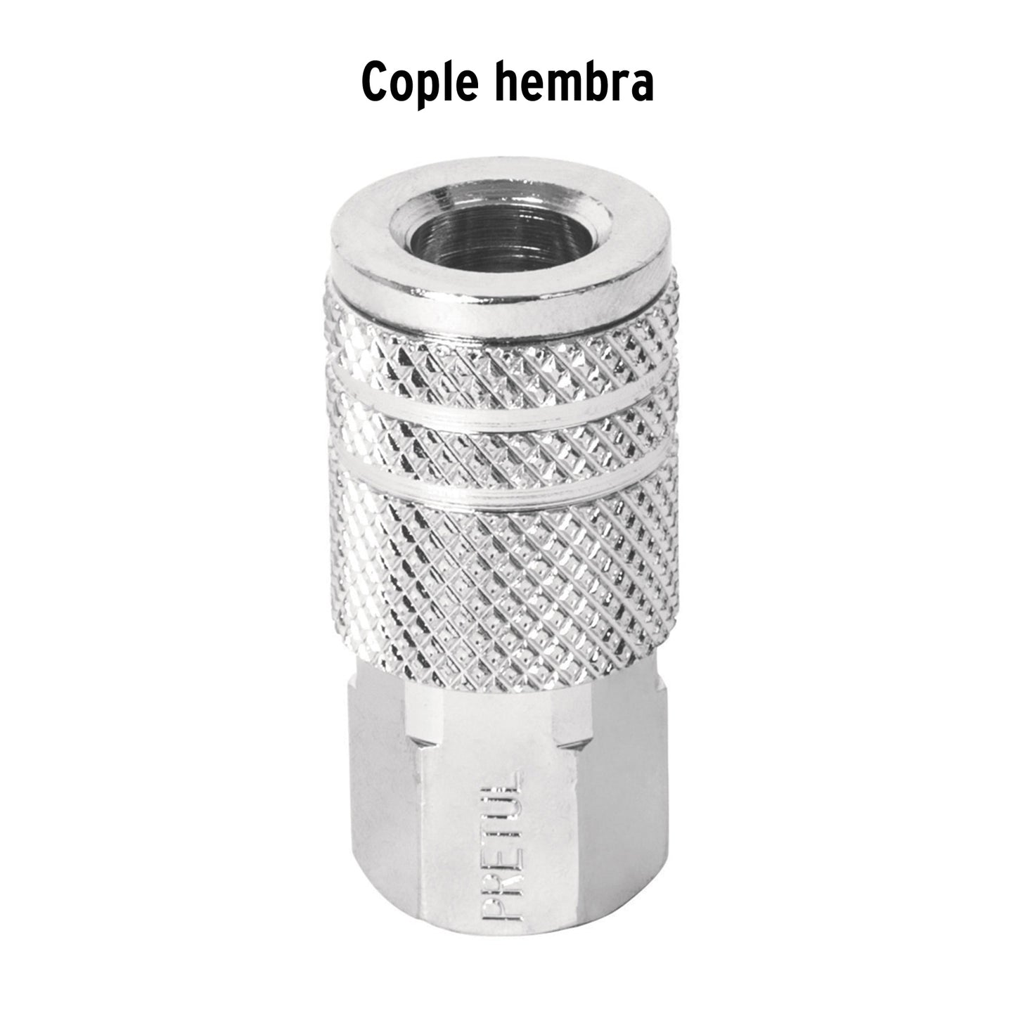 COPLE ACERO, CUERDA 1/4NPT, HEMBRA, PRETUL 27028 *