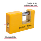 CANDADO ANTIPALANCA 85 MM CUERPO METÁLICO, HERMEX BASIC 27088 *