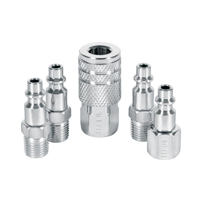 JUEGO DE 4 CONECTORES Y 1 COPLE PARA COMPRESOR, PRETUL 27021 *