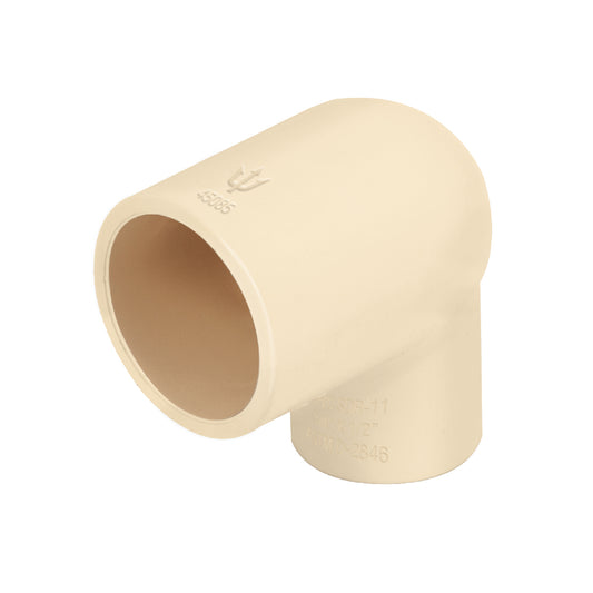 Codo reducción 90° de CPVC de 3/4" x 1/2", Foset