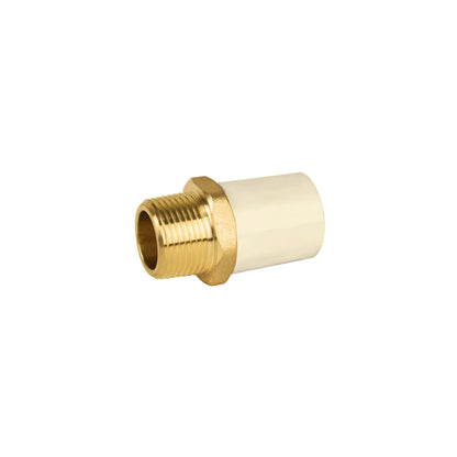 ADAPTADOR MACHO DE CPVC 3/4'' CON INSERTO METÀLICO, FOSET *