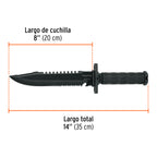 CUCHILLO TÁCTICO DE MONTE 8'', TRUPER 103711 *
