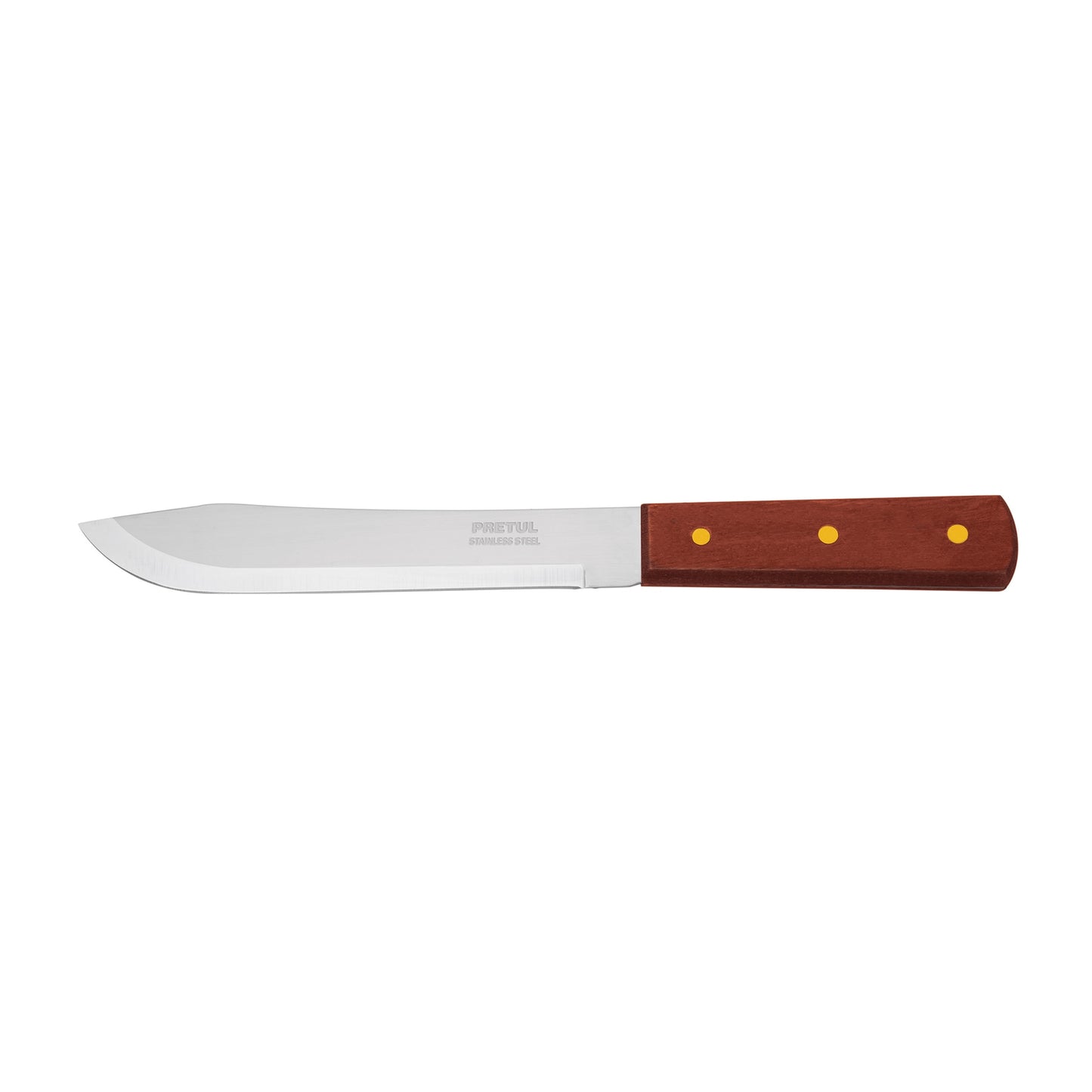 CUCHILLO CEBOLLERO 7'' MANGO DE MADERA, PRETUL 23077 *