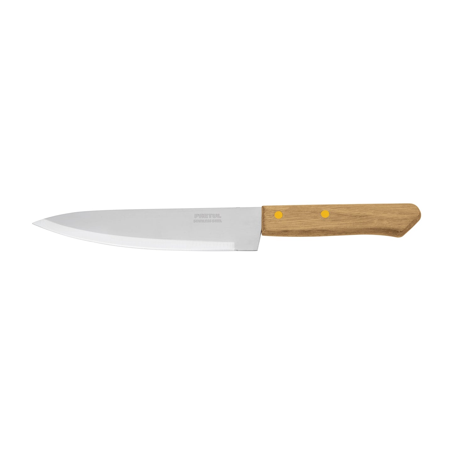 CUCHILLO DE CHEF 7" MANGO DE MADERA, PRETUL 23081 *