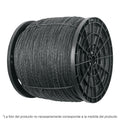 METRO DE CUERDA NEGRA DE POLIPROPILENO 6 MM, CARRETE 20KG 40763 P
