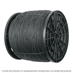 METRO DE CUERDA NEGRA DE POLIPROPILENO 6 MM, CARRETE 20KG 40763 P