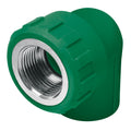 Codo 90° PPR de 1/2" hembra con inserto metálico, Foset