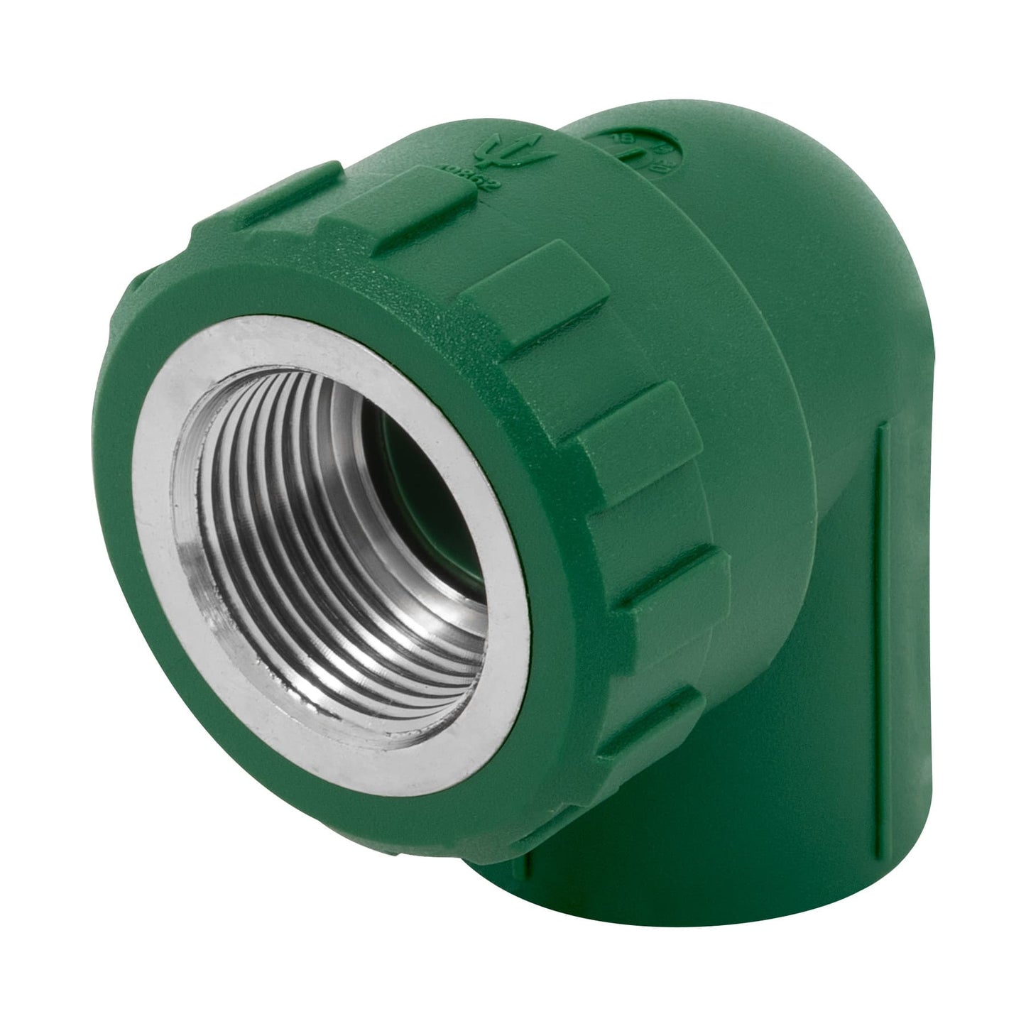 CODO 90∞ PPR, 3/4', ROSCA HEMBRA CON INSERTO METALICO, FOSET 49862 *