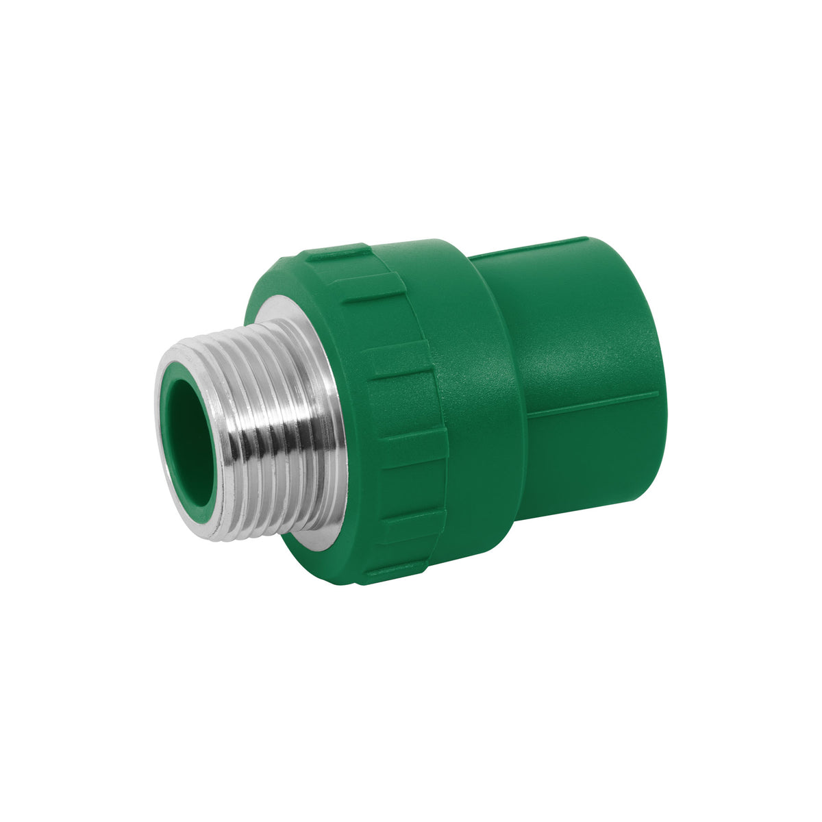 Adaptador PPR 1" macho con inserto metálico, Foset