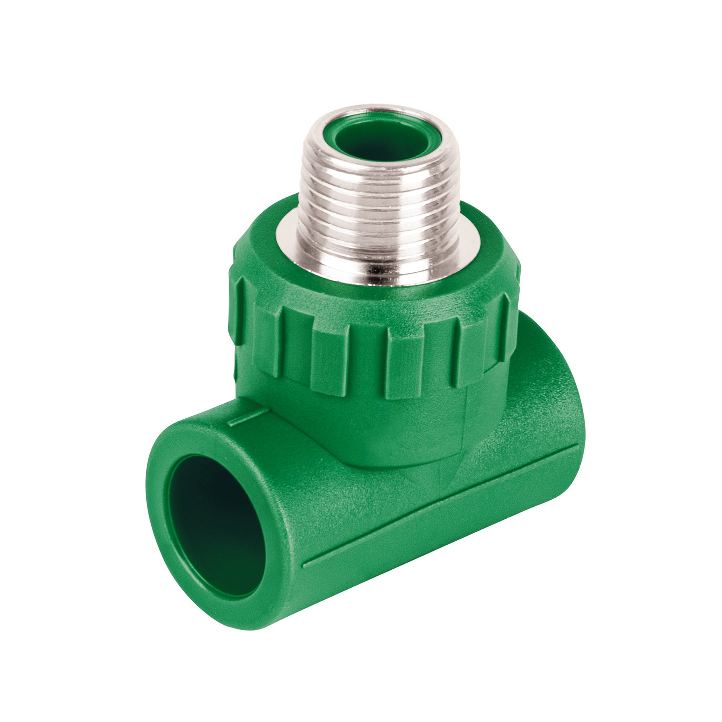 TEE MACHO DE PPR 1/2' CON INSERTO MET·LICO, FOSET 49838 *