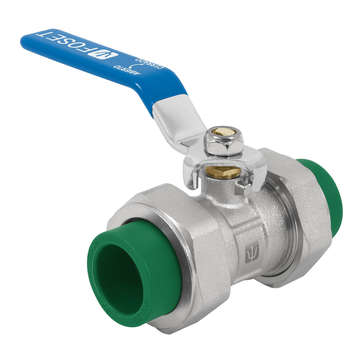 Válvula de esfera desmontable de PPR 3/4", Foset