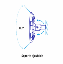 Cargar imagen en el visor de la galería, LUMINARIO DE LED 100 W HIGH BAY, VOLTECK 46792 N
