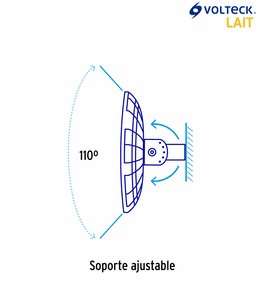 LUMINARIO DE LED 150 W HIGH BAY, VOLTECK 46793 N