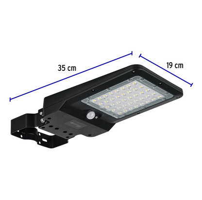 LUMINARIO SUBURBANO DE LED 8 W CON PANEL SOLAR, VOLTECK 46957 P